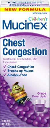 MUCINEX® CHILDREN'S Chest Congestion - Grape